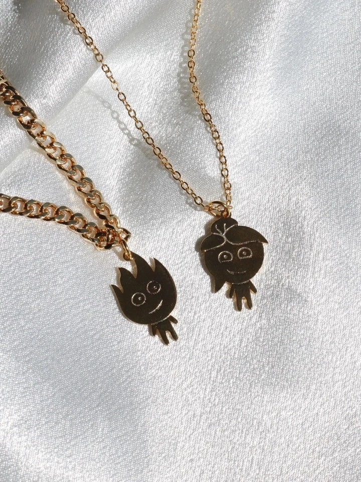 Fire And Water Necklaces