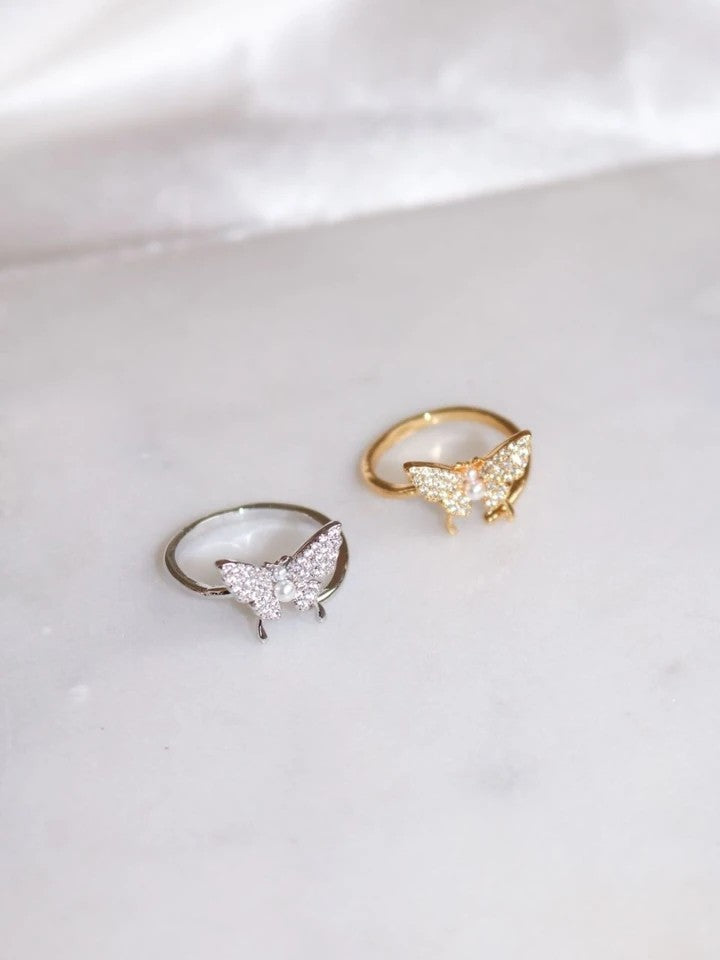 Pearl Mariposa Ring