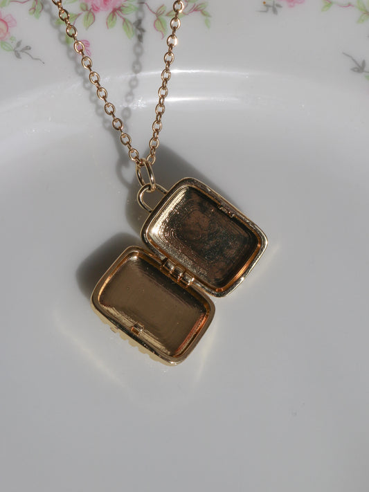 Blush Of The Love Personalized Photo Locket Necklace
