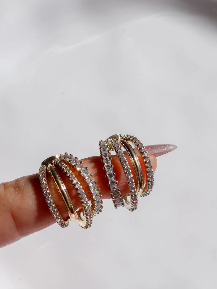 Pure Spark Hoop Earrings