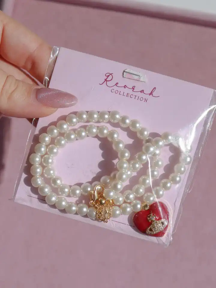 Vivienne Saturn Pearl Necklace