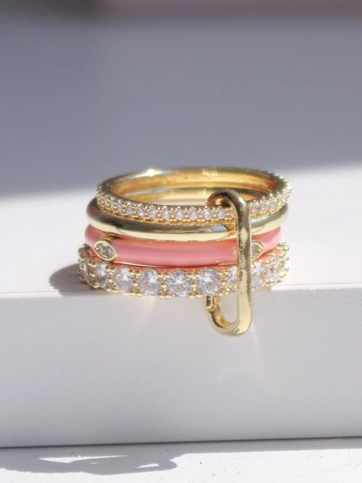 Pink Velorien Ring 16 / L Size