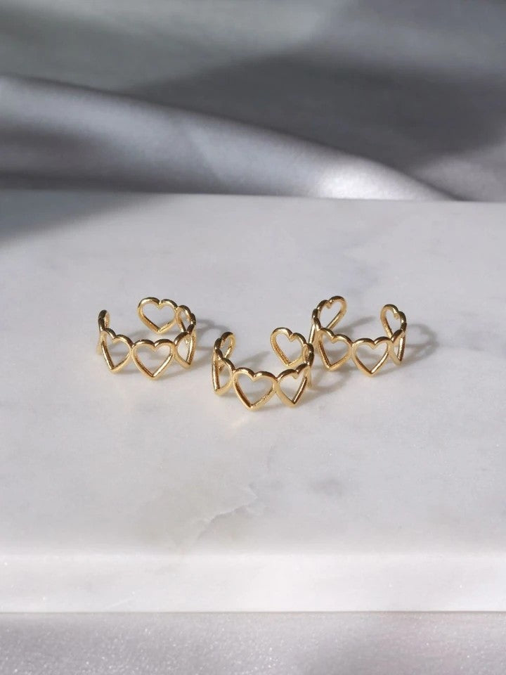 Connected Heart Ring