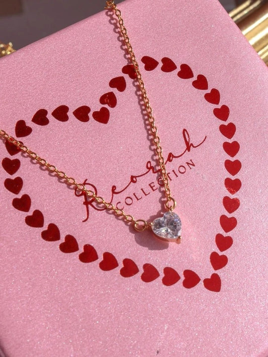 Minimal Heart Necklace