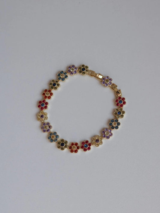 Colorful Flower Bracelet
