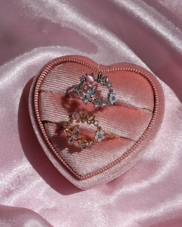 Minimal Pink Garden Ring