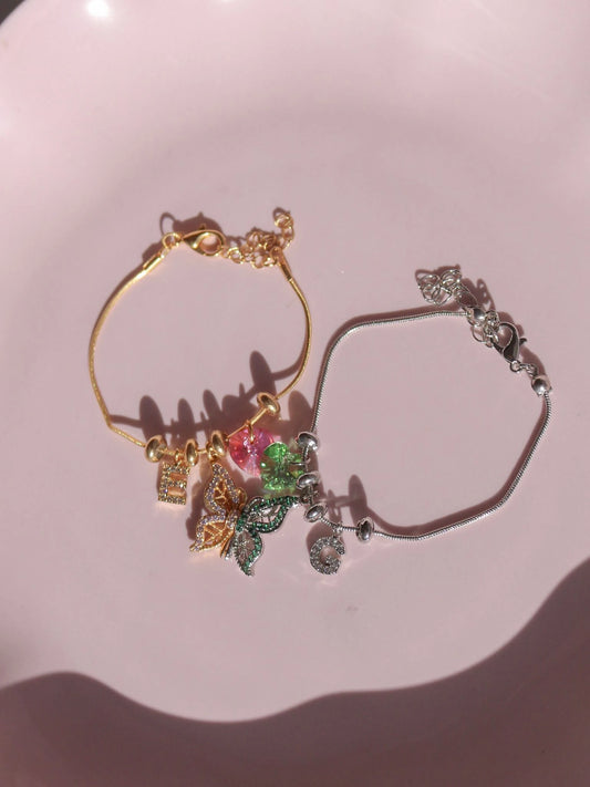 Wicked Glinda Elphaba Butterfly Friendship Bracelet