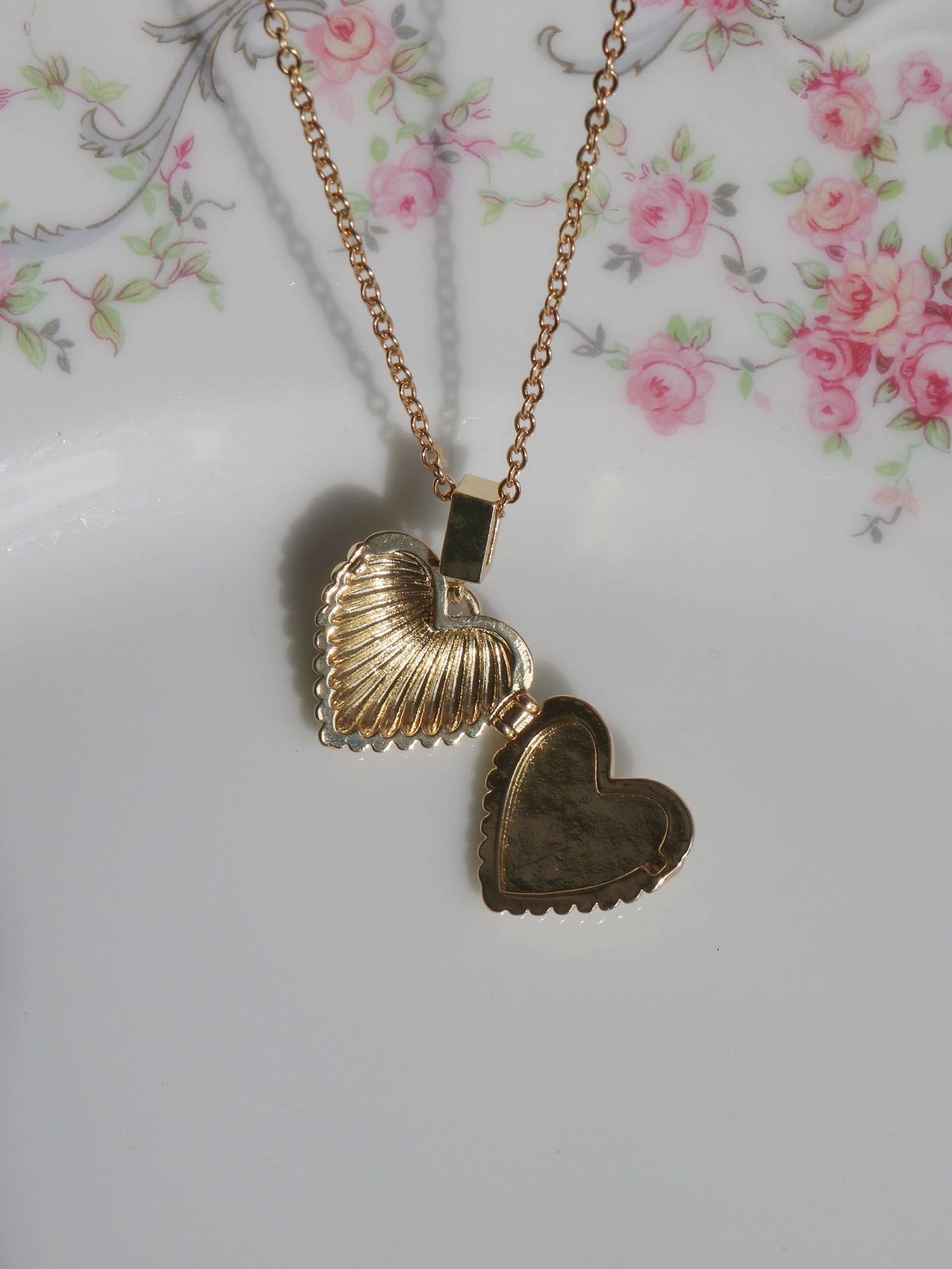 Sparkling Heart Shine Personalized Photo Locket Necklace