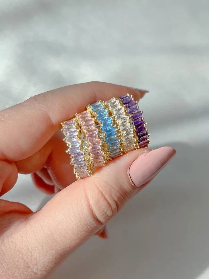 Colors 925 Silver Hoop Earrings