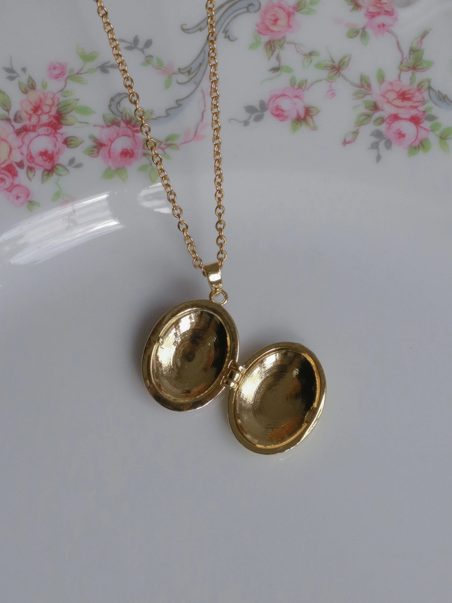 Pink Butterfly Personalized Photo Locket Necklace