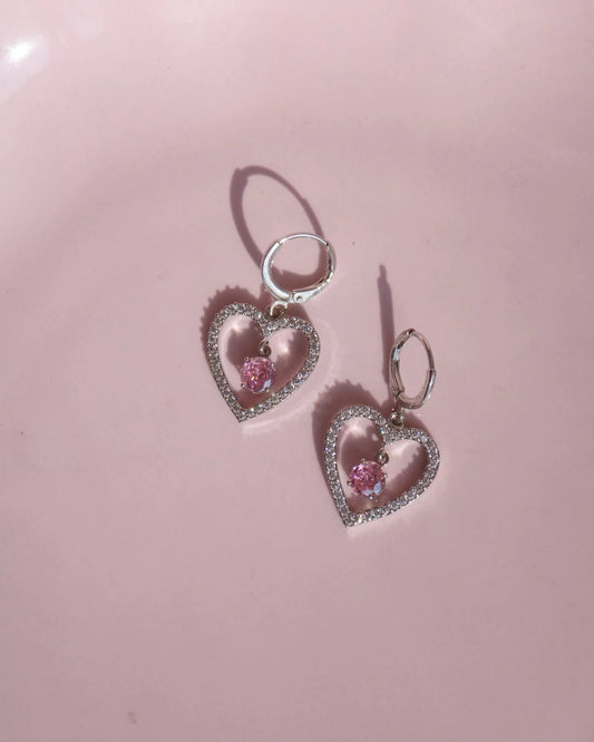 Sparkly Love Earrings