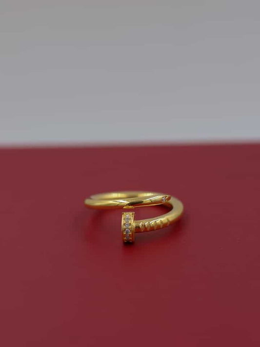 Stone Stud 925 Sterling Silver Ring