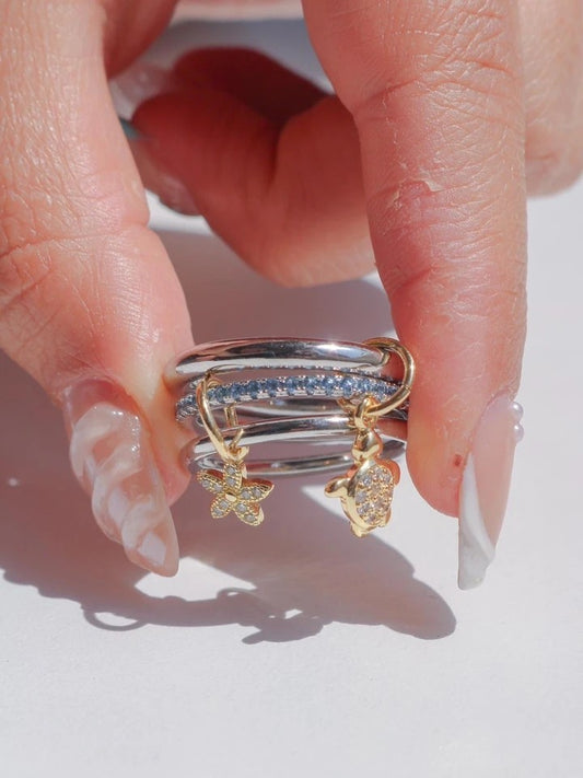 Blue Velorien Charm Ring 16 / L Size