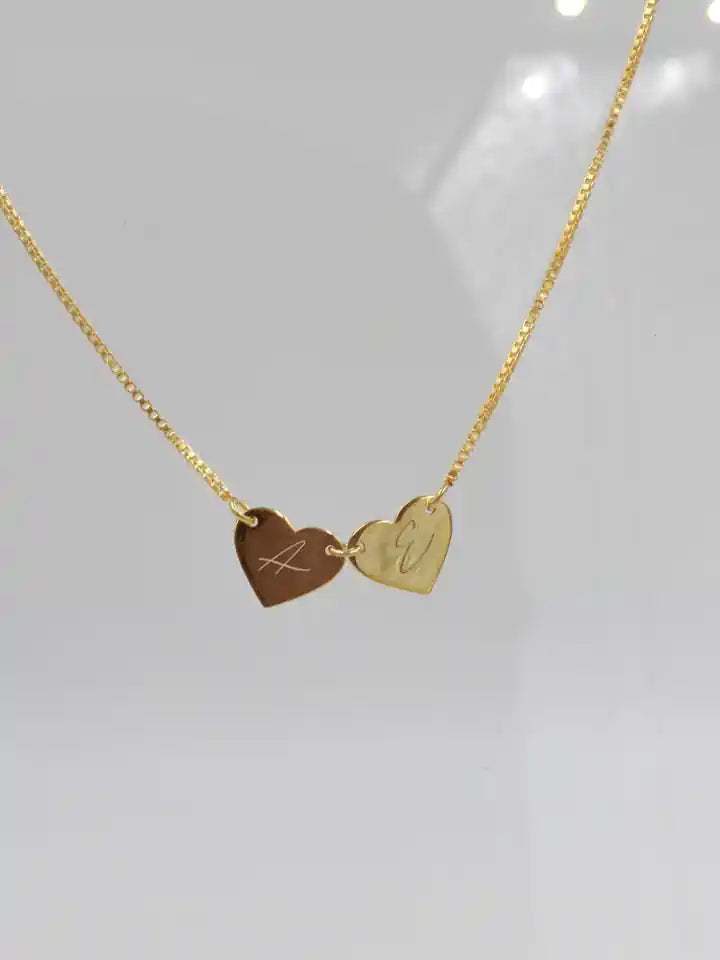 In Your Heart Personalized Letter 925 Silver Necklace