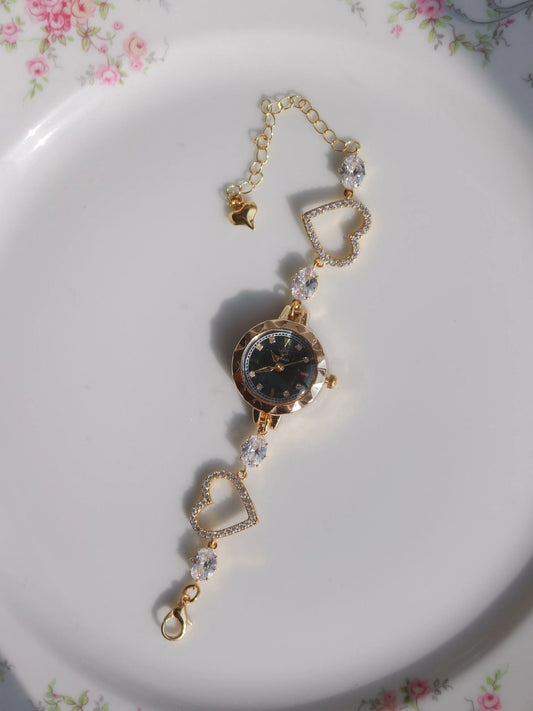 White Heart Glow Watch