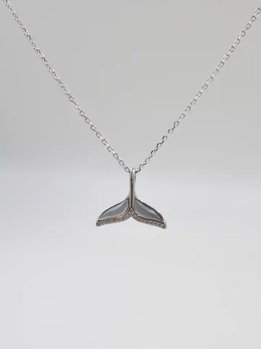 Mermaid Tail 925 Silver Necklace