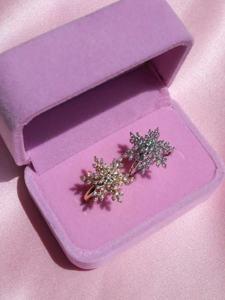 Snowflake Fidget Ring