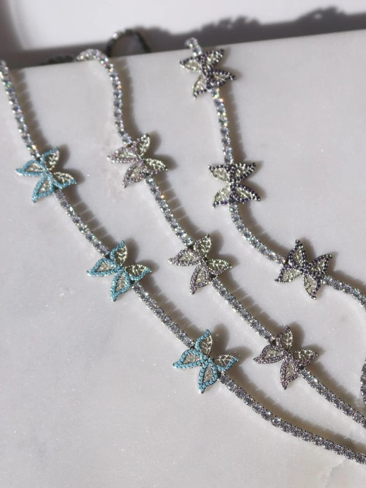 Mariposa Triple Butterfly Waterway Choker