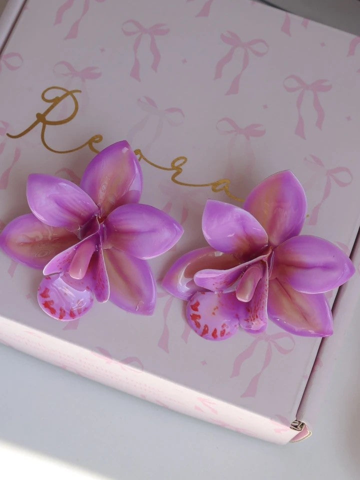 Orchid Sparkle Earrings