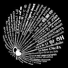 I Love You In A Hundred Languages Steel Necklace