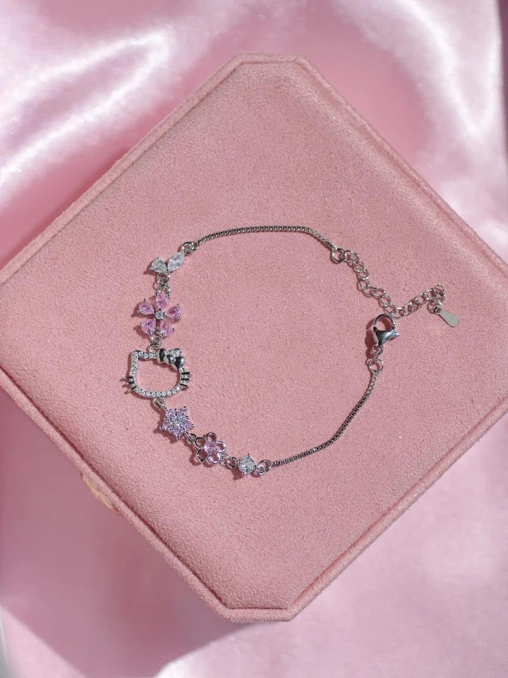 Blush Kitty Bracelet