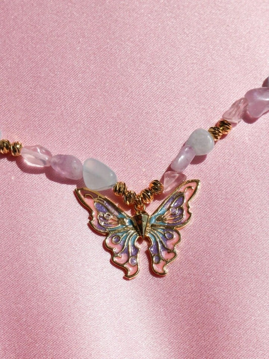 Elina Design Necklace With Natural Stones