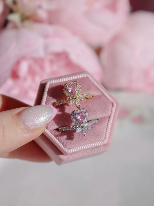 Sweet Pink Love Ring