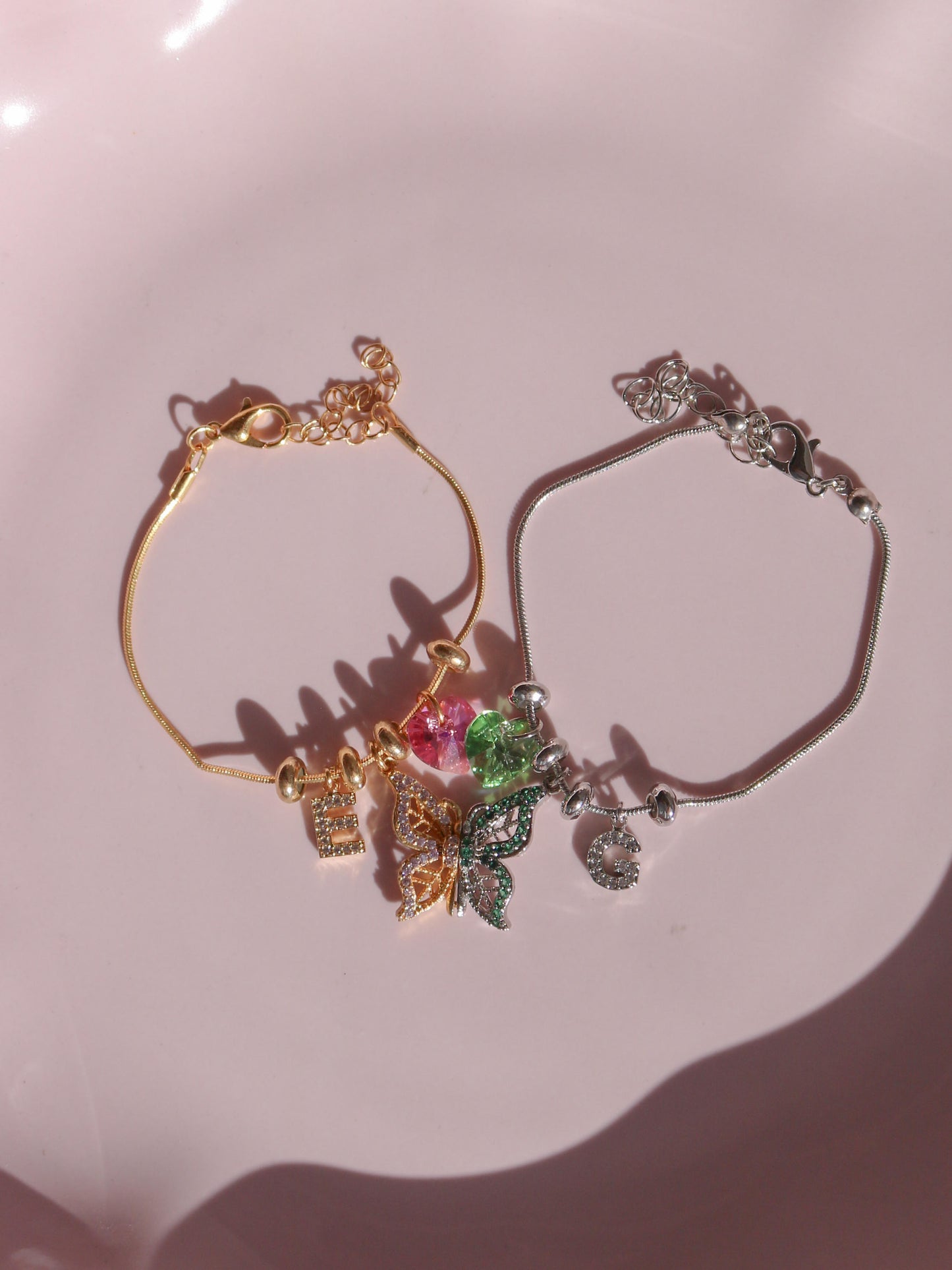 Wicked Glinda Elphaba Butterfly Friendship Bracelet