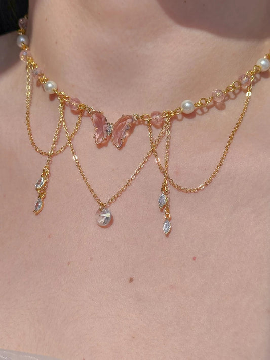 Fairy Rosetta Choker Necklace