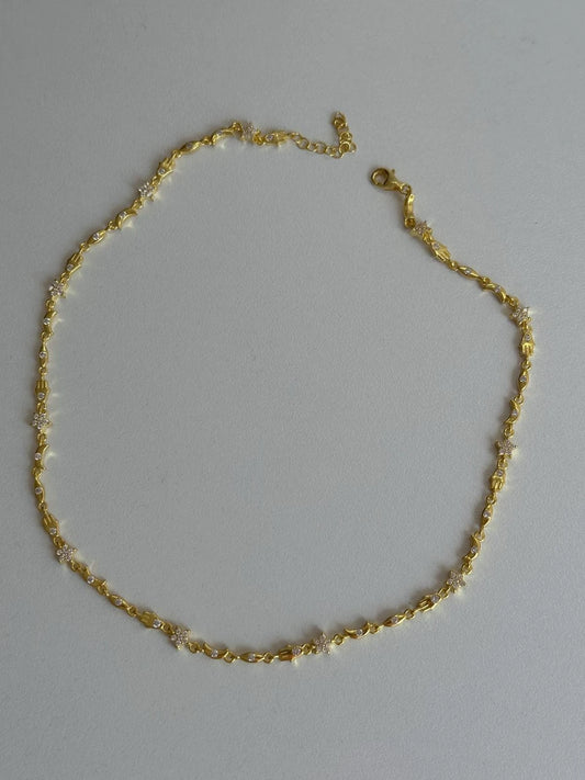 White Fatima's Starry Hand 925 Silver Necklace, 925 Sterling Silver