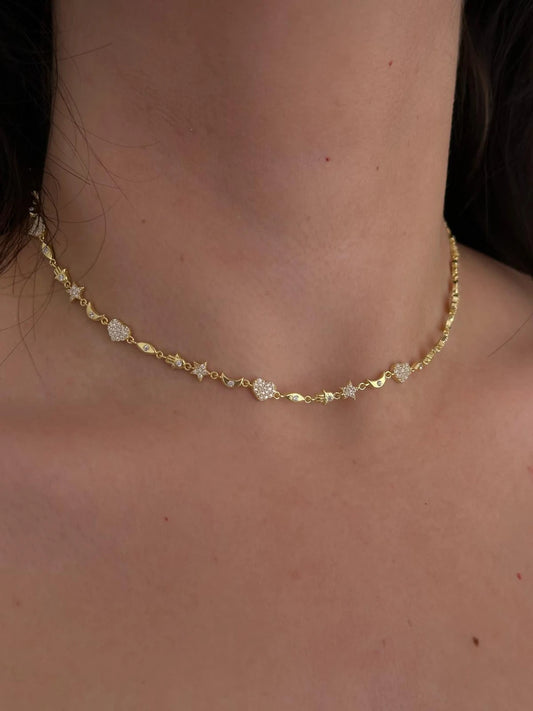 Fatima's Lovely Hand 925 Silver Necklace, 925 Sterling Silver