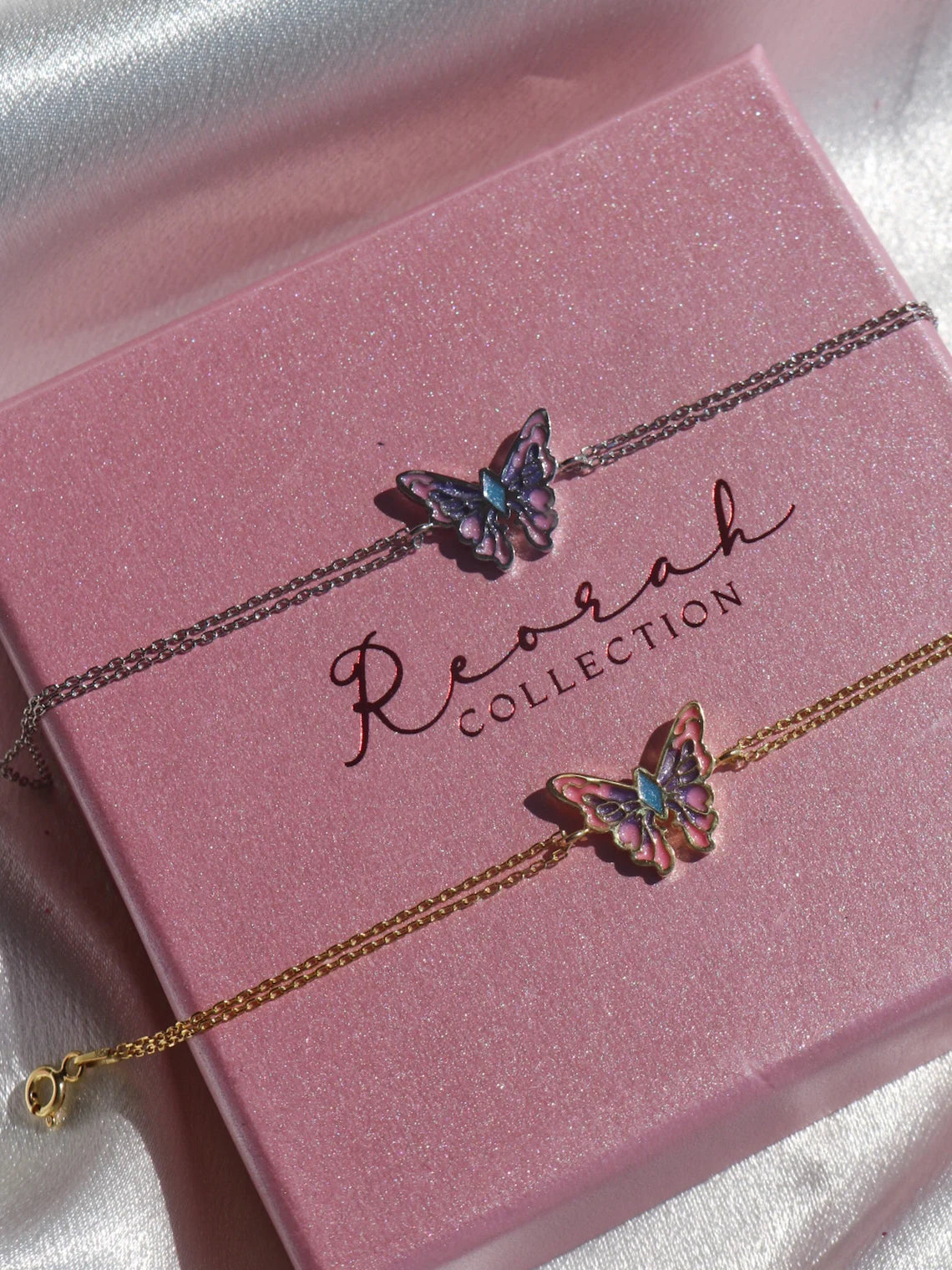 Fairy Elina Butterfly Bracelet, Mermaid Bracelet, 925 Sterling Silver