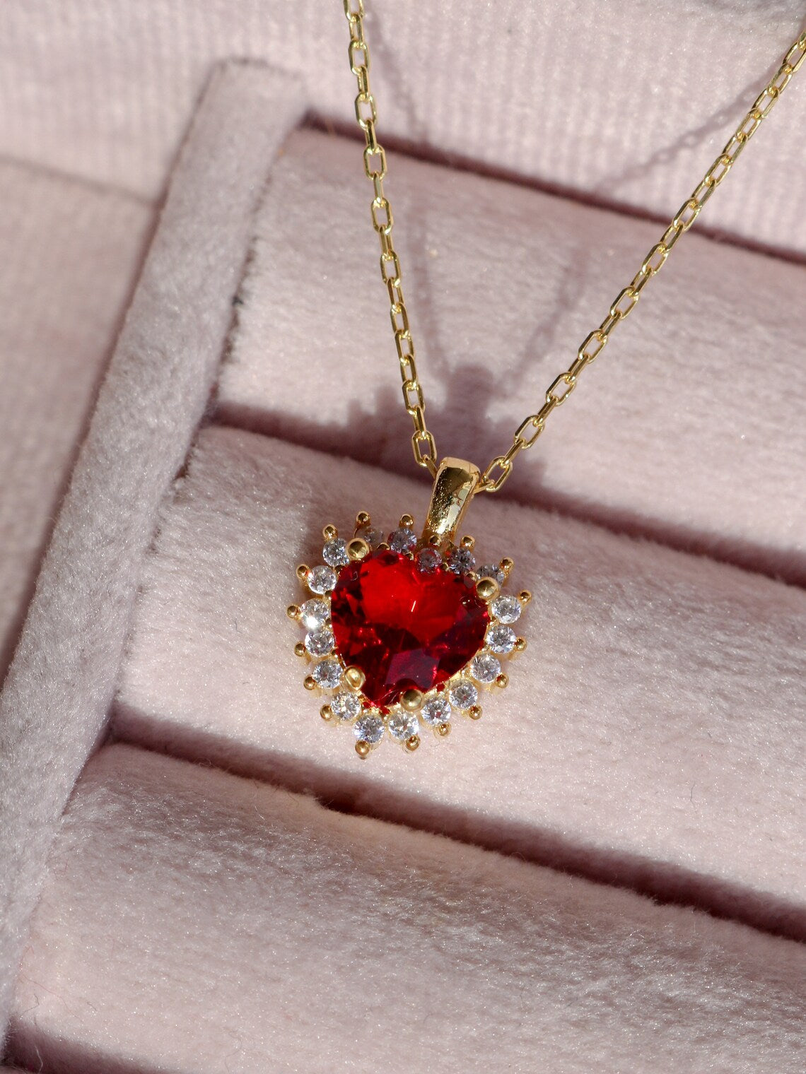 Lana Heart Necklace, LDR Necklace