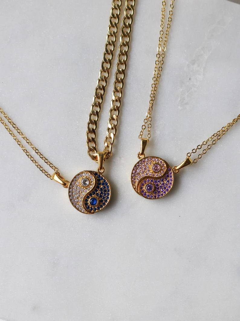 Yin-Yang 2 adet Manyetik Kolye