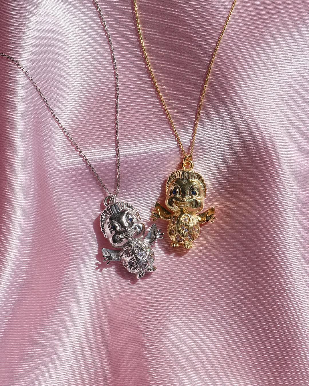 Fairy Bibble Necklace, Elina Mermaid Necklace, 925 Sterling Silver