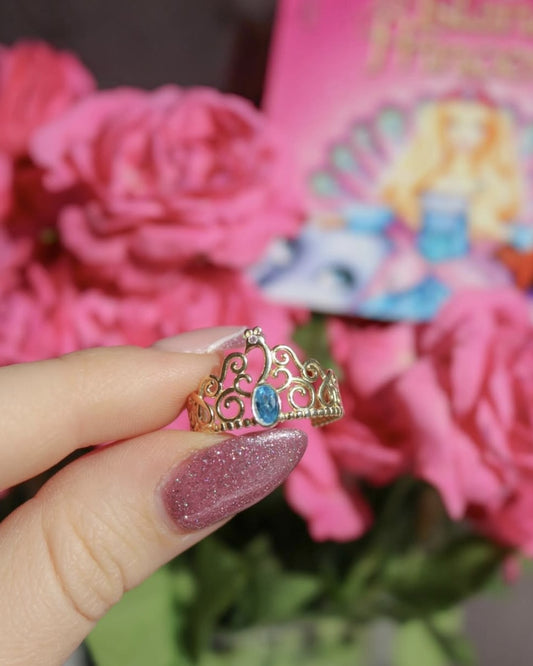 Princess Rosella Crown Ring, Island Ring, 925 Sterling Silver