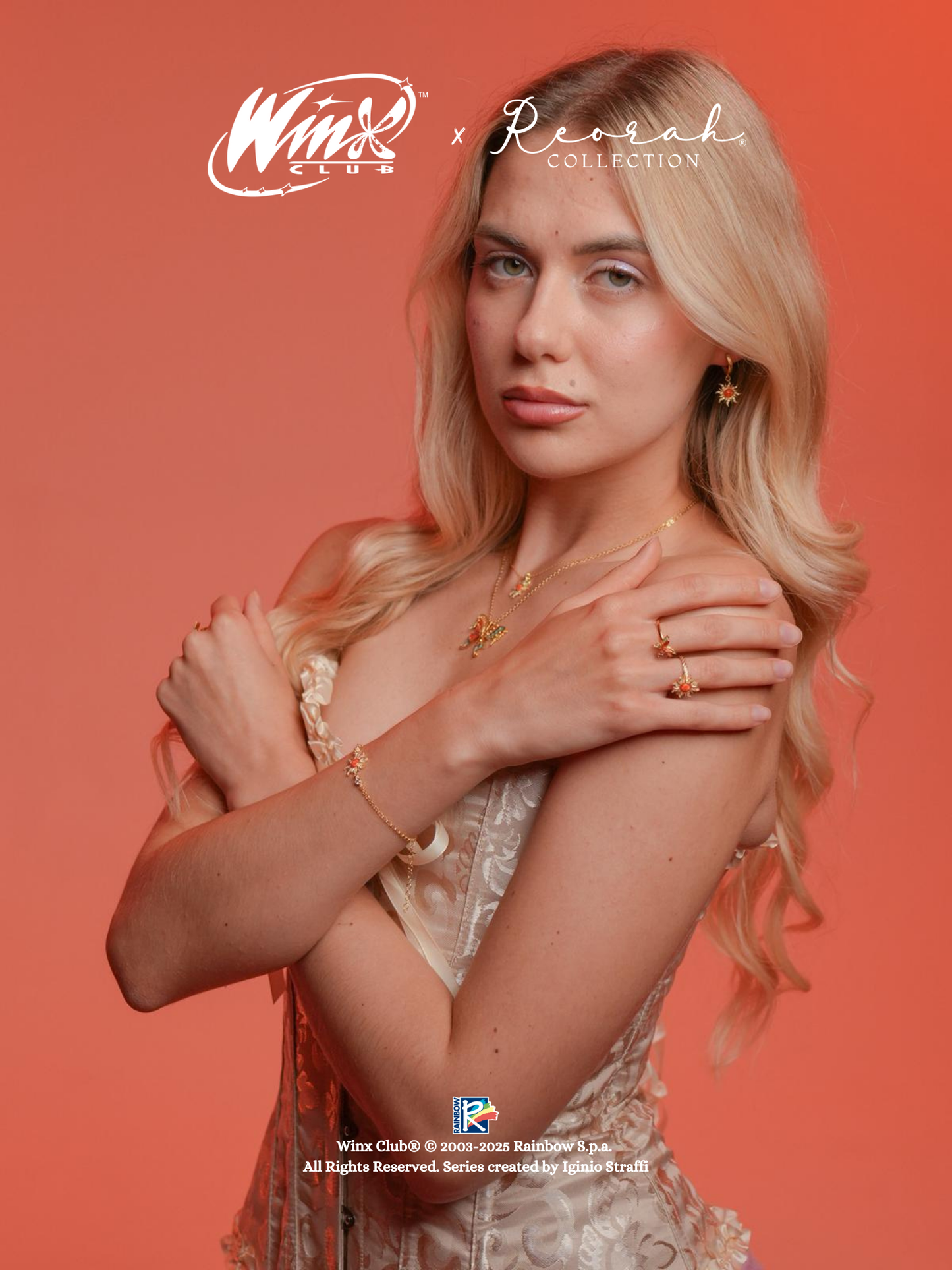 Winx Club® Stella Opal Sun Ring, 925 Sterling Silver