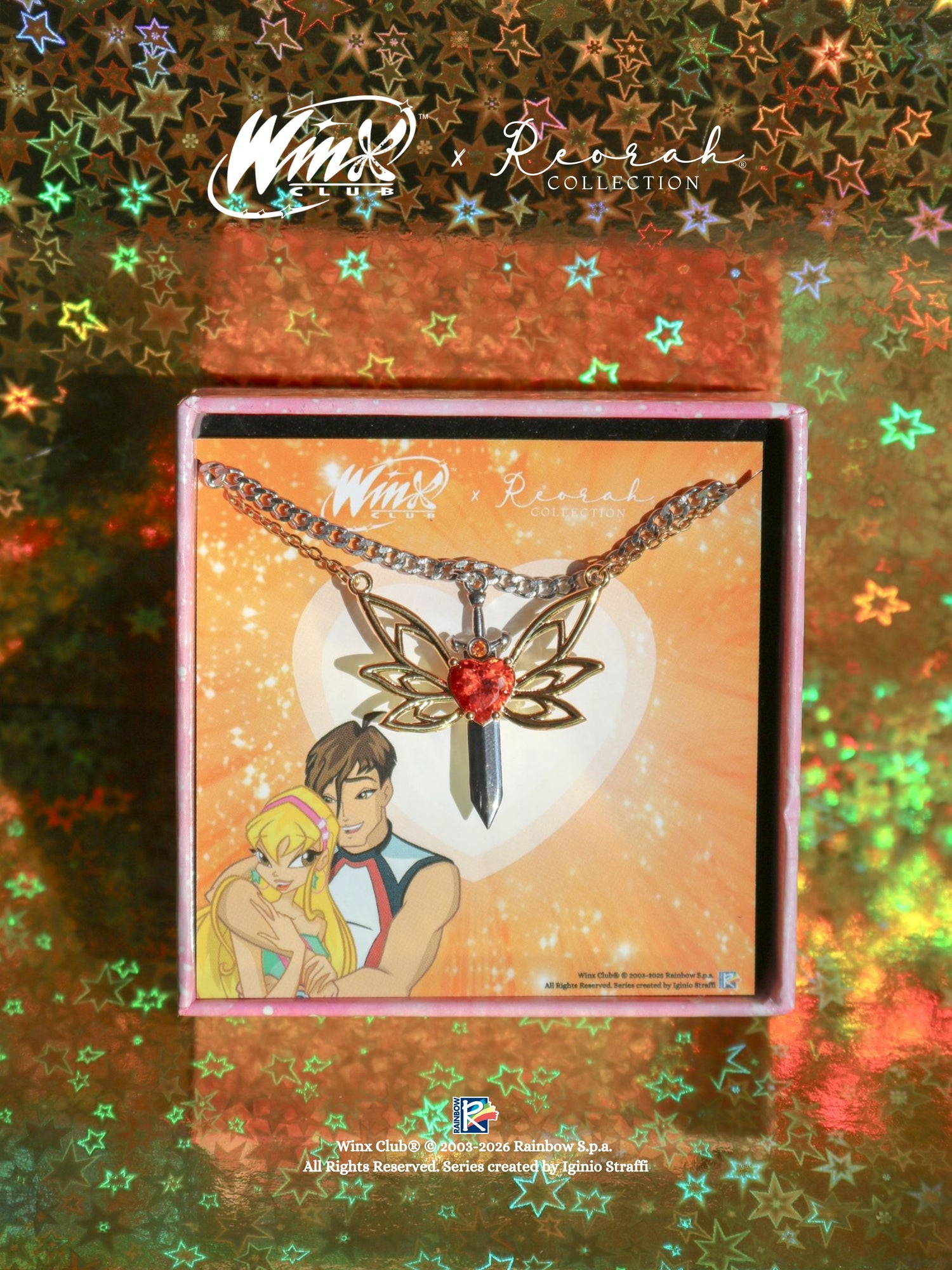Winx Club® Stella and Brandon Couple Necklaces