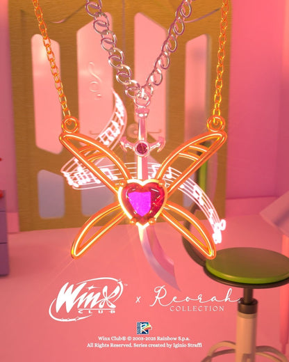 Winx Club® Musa and Riven Couple Necklaces