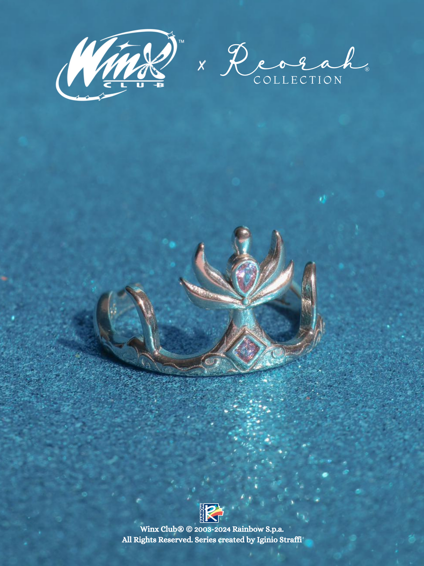 Winx Club® Crown of Dreams Ring, 925 Sterling Silver