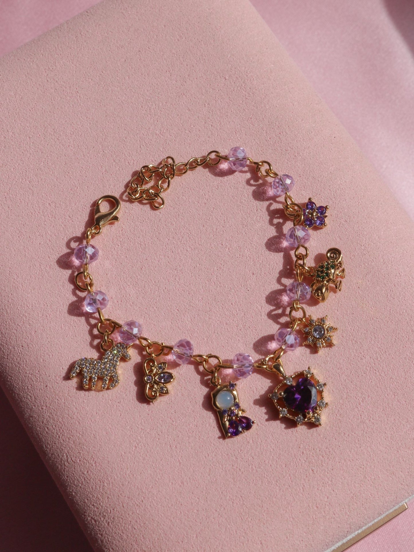 Rapunzel Charm Bracelet, Version 2