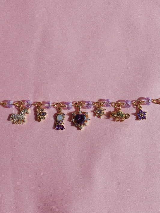 Rapunzel Charm Armband, Prinzessin Herz Charm Armband, Tangled Armband, Tangled Rapunzel 