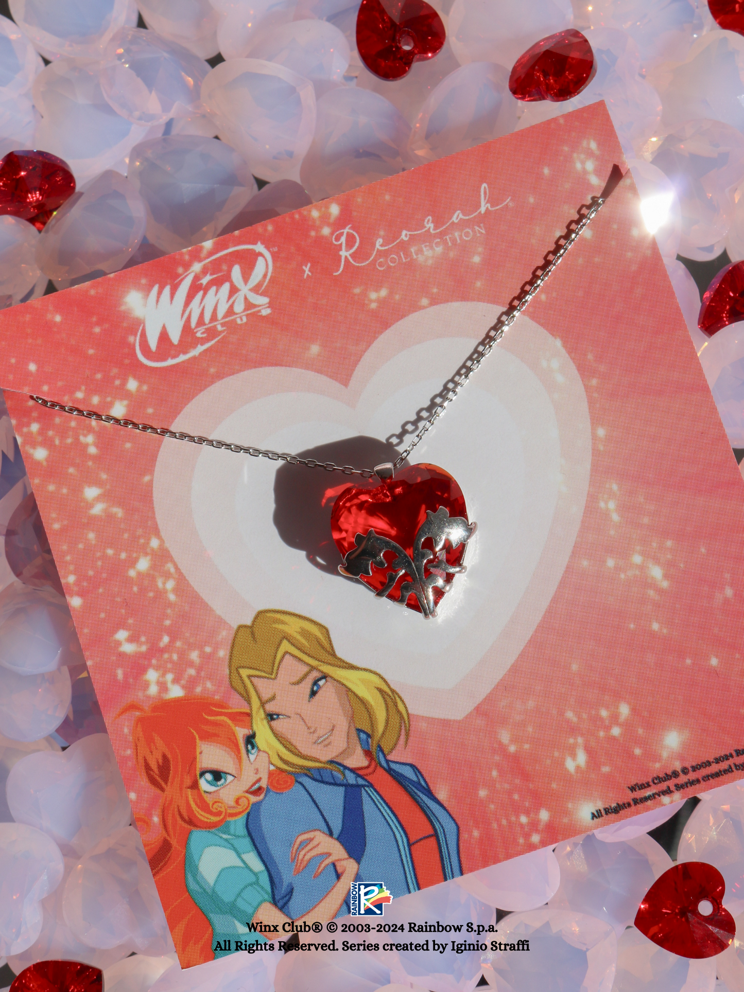 Winx Club® Pendant of Eraklyon Necklace, 925 Sterling Silver