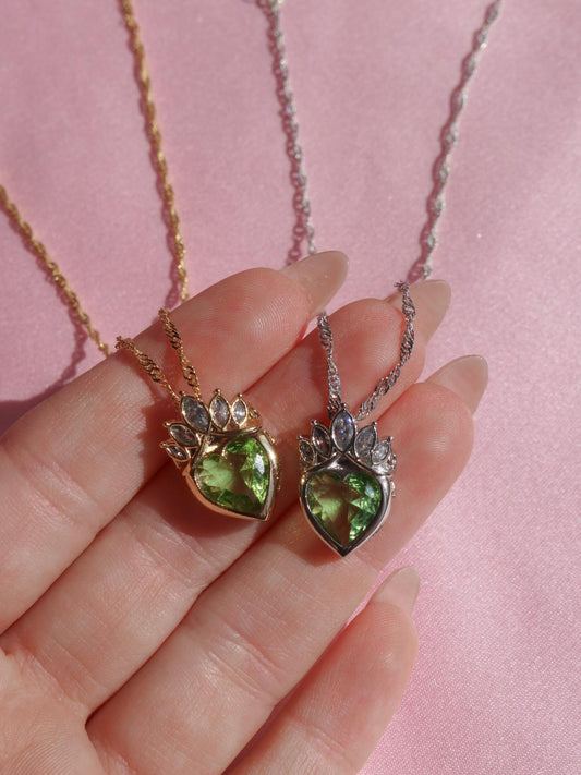 Tiana Crown Heart Necklace