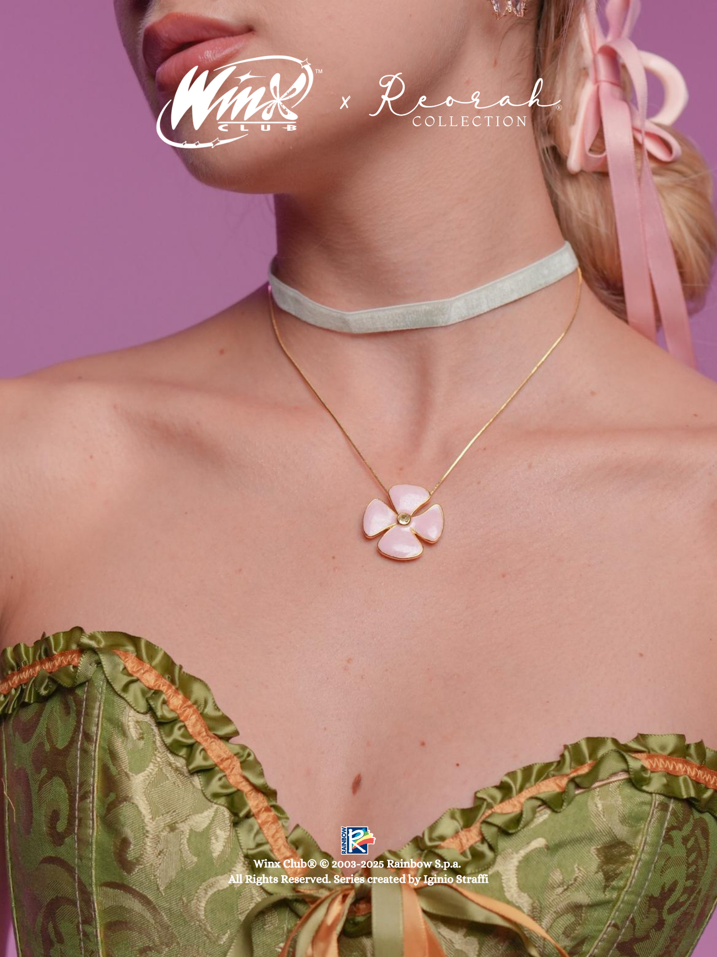 Winx Club® Flora Flower Choker Necklace