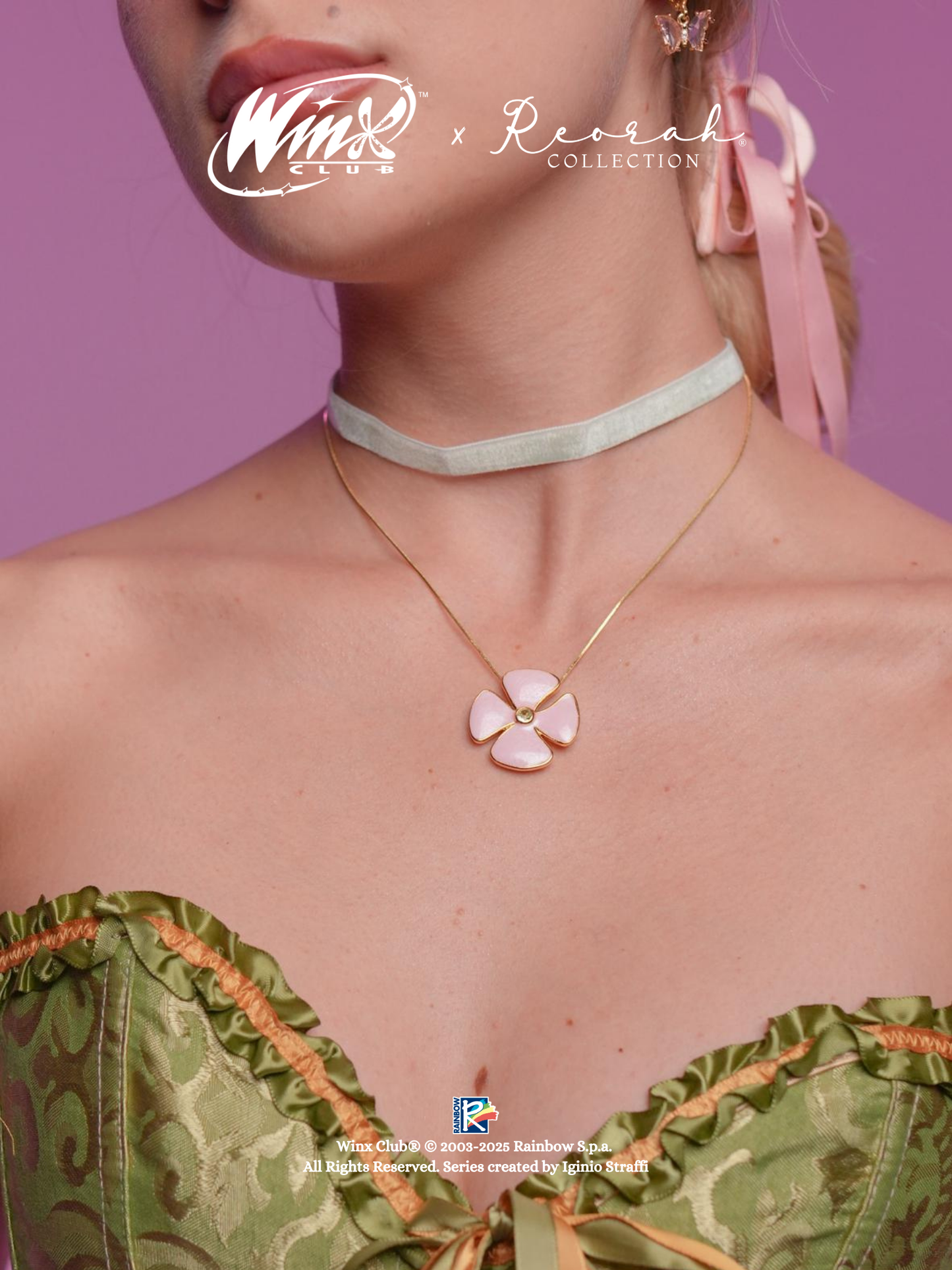 Winx Club® Flora Flower Choker Necklace