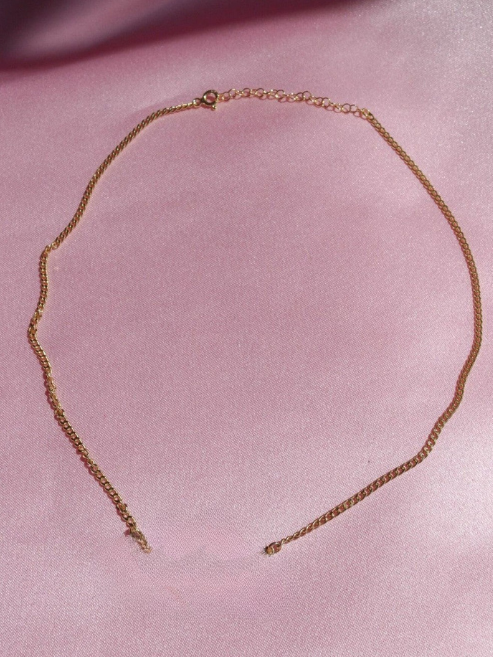 Thick Chain Name Necklace, 925 Sterling Silver