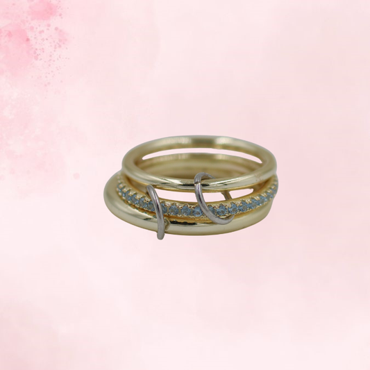 Blue Velorien Charm Ring 16 / L Size