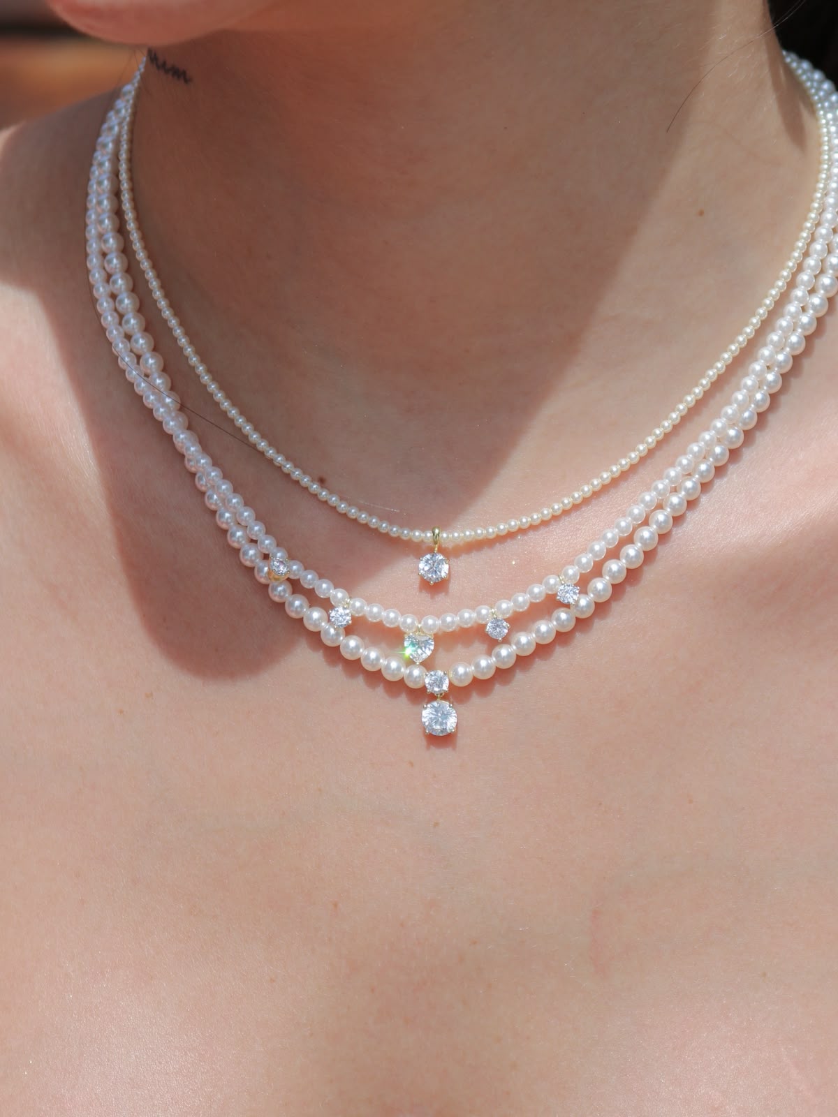 Aurora Pearl 925 Sterling Silver Necklace
