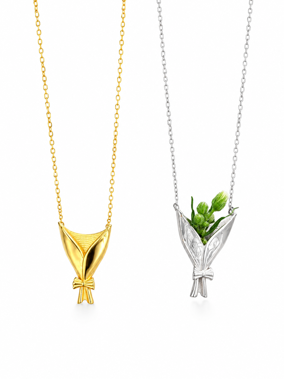 Bouquet 925 Sterling Silver Necklace
